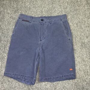 Sundek Shorts Mens Size 30 Blue Popeline Cotton Walkshort
